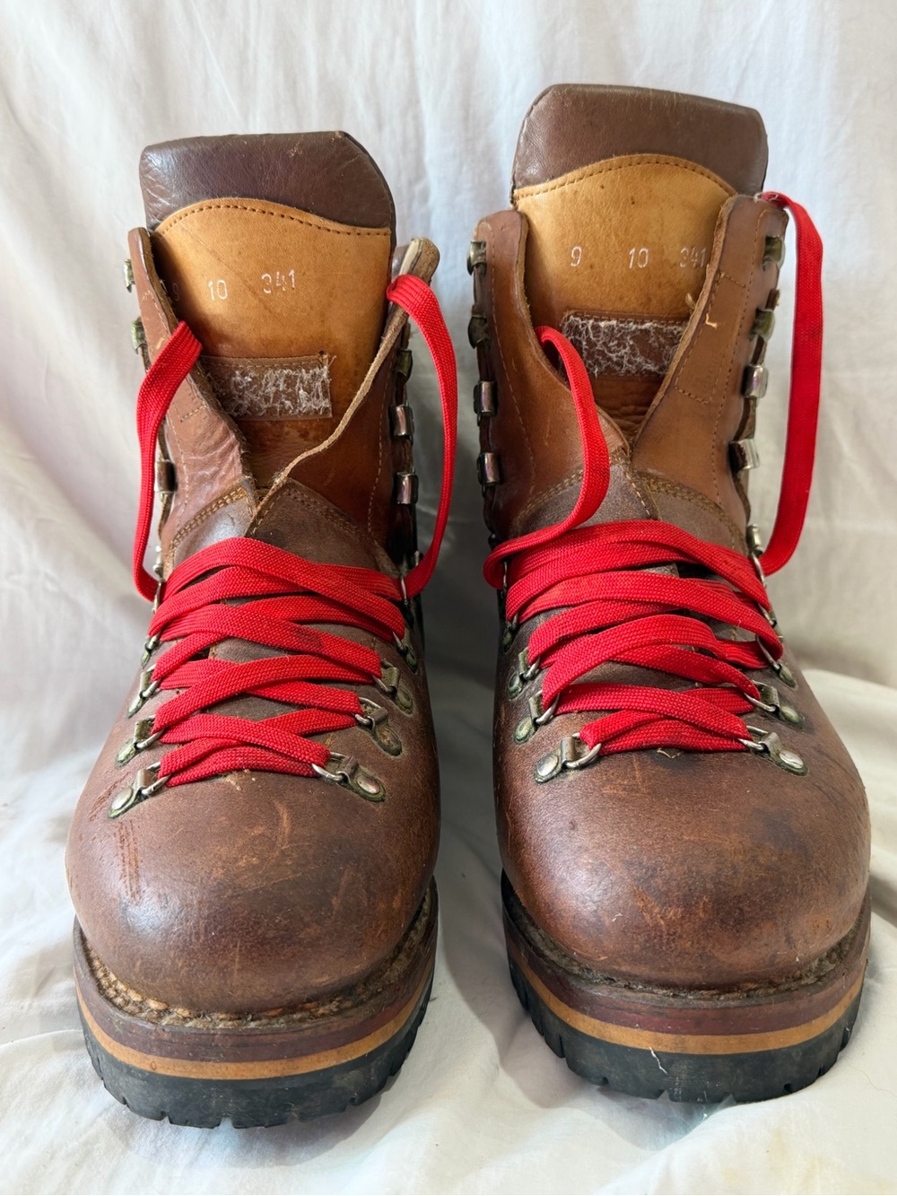 Vintage PMS by Han Wag Men's Sz 9 Classic Leather German Welt Mountain Boots